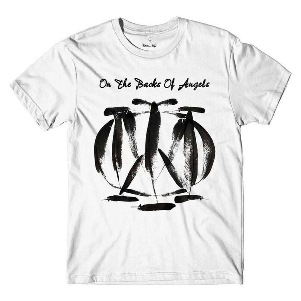 On The Backs Of Angels Retro Graphic Casual Streetwear T-Shirt